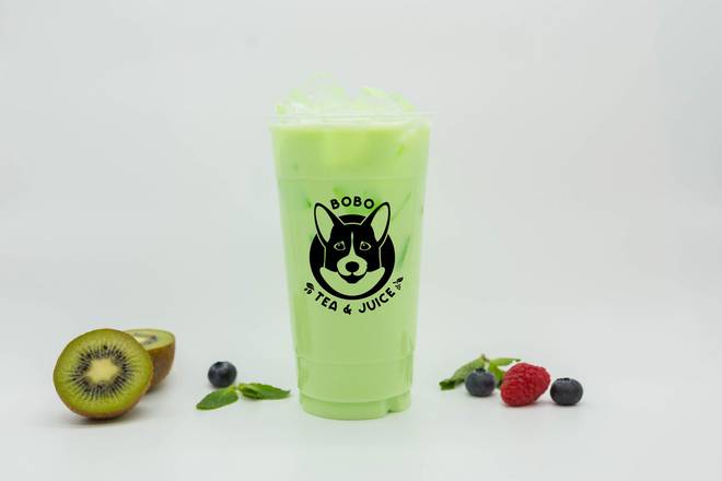 Honeydew Melon Milk Tea 哈密瓜奶茶